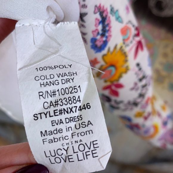 Lucy Love Multicolor Paisley Tunic Top - Picture 3 of 3